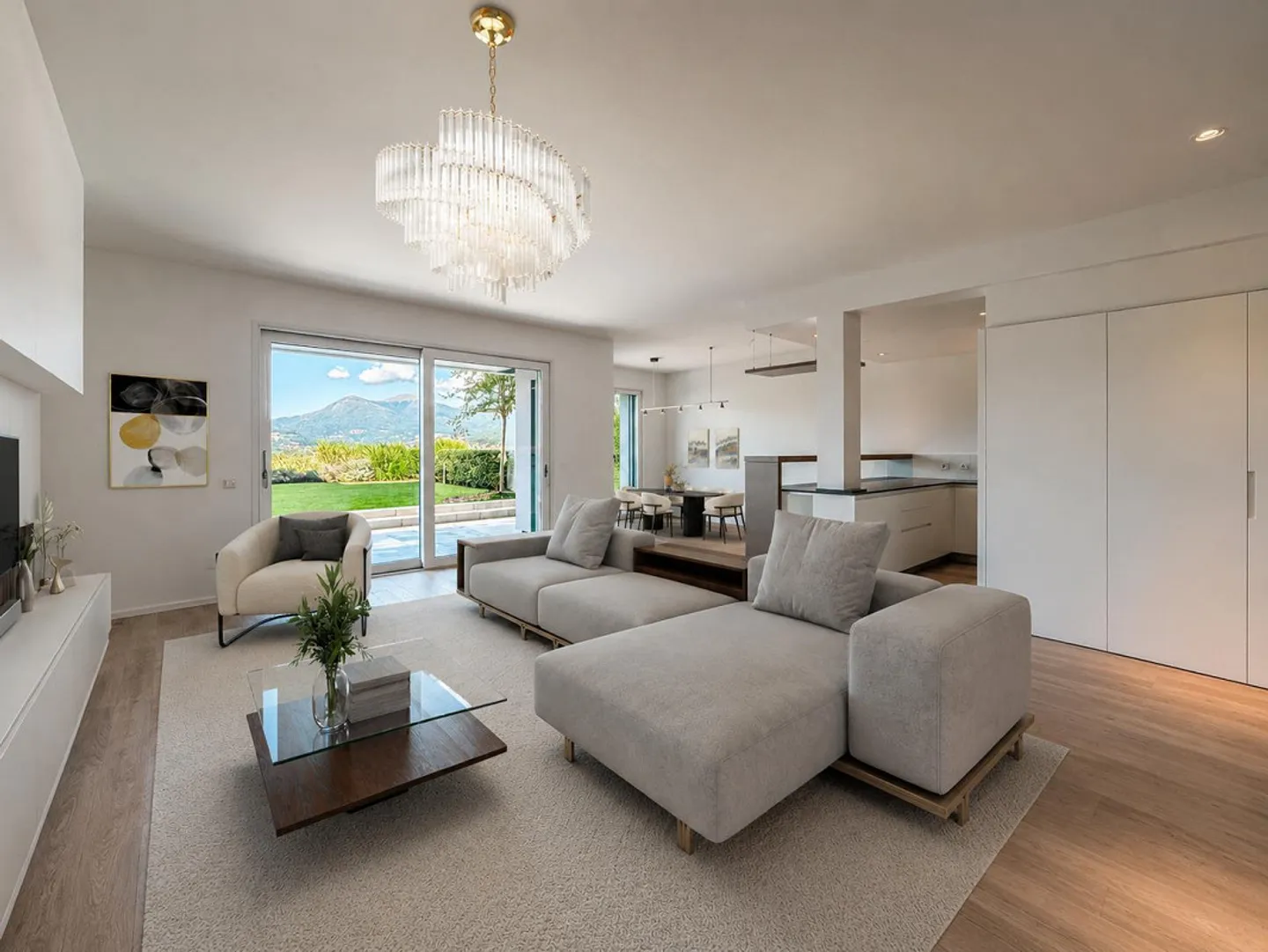 Splendid 4.5 luxury rooms with lake view in Paradiso - Photo 1 of 19