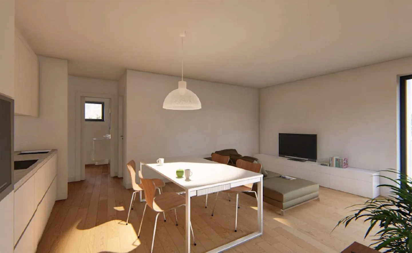 Nuovo monolocale immerso in un quadro verdeggiante - Foto 8 di 12