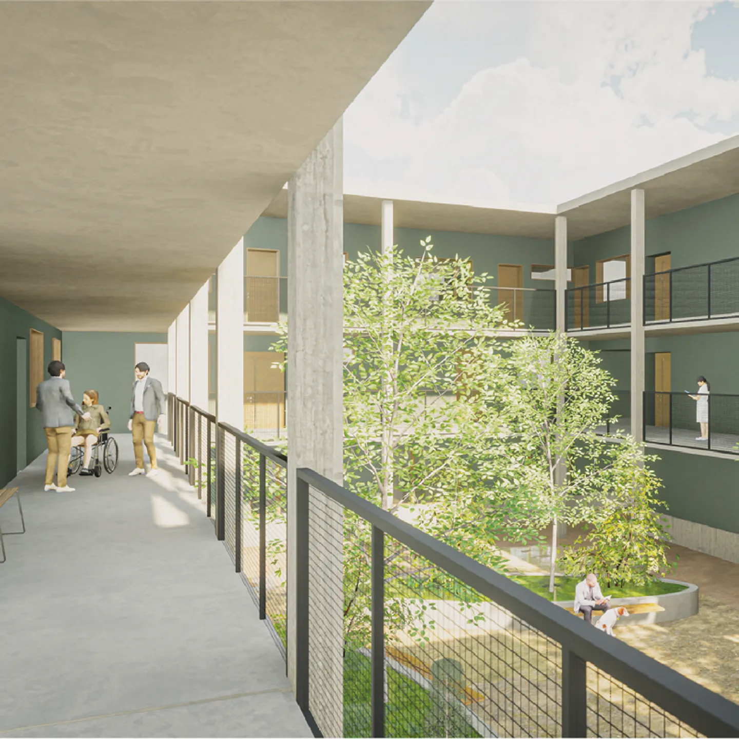 Studio dans un appartement pour seniors (appartement en cluster) - Photo 2 sur 9