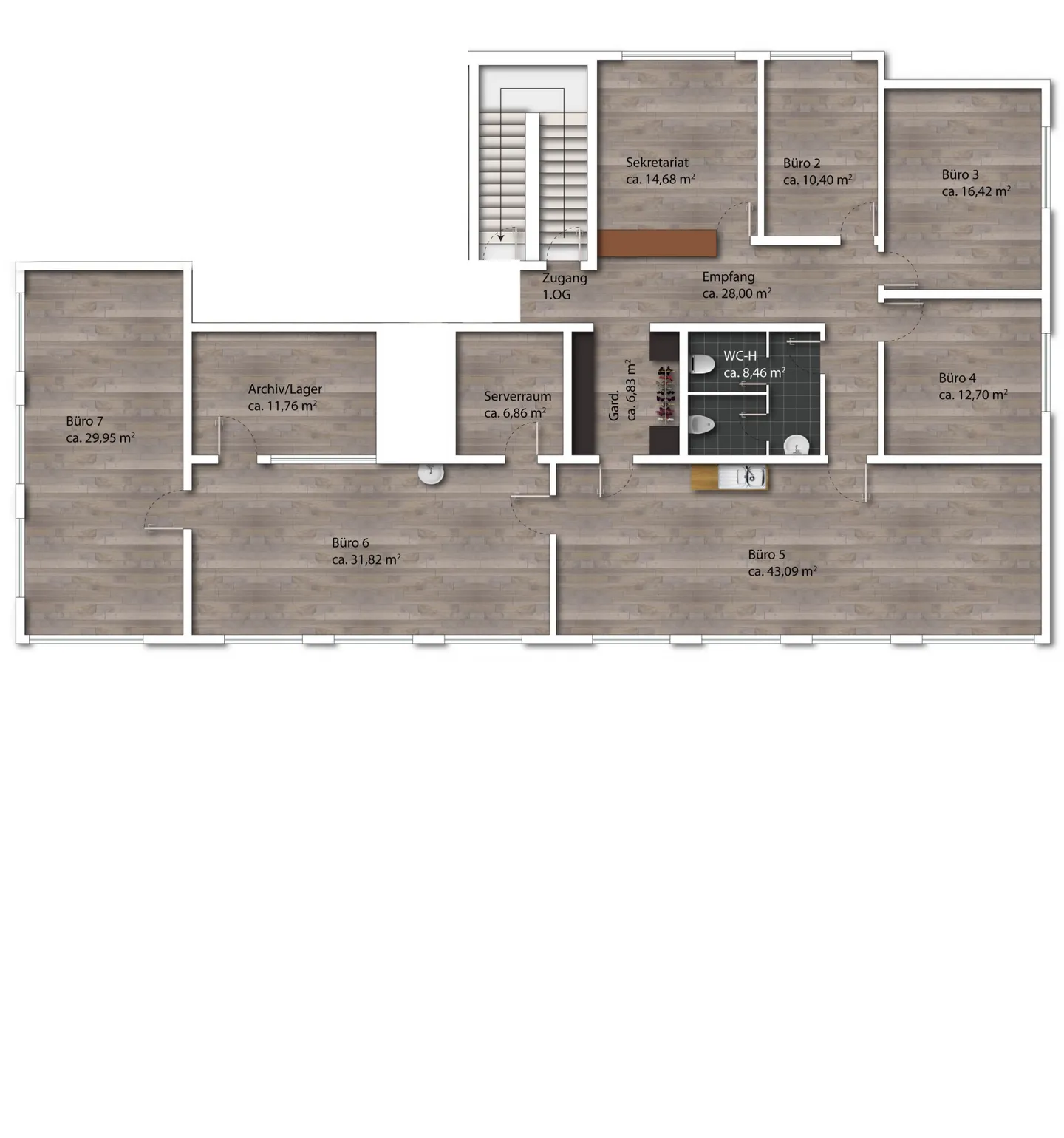 Ufficio o spazio commerciale ben progettato e praticamente suddiviso "Plug & Work" - Foto 11 di 11