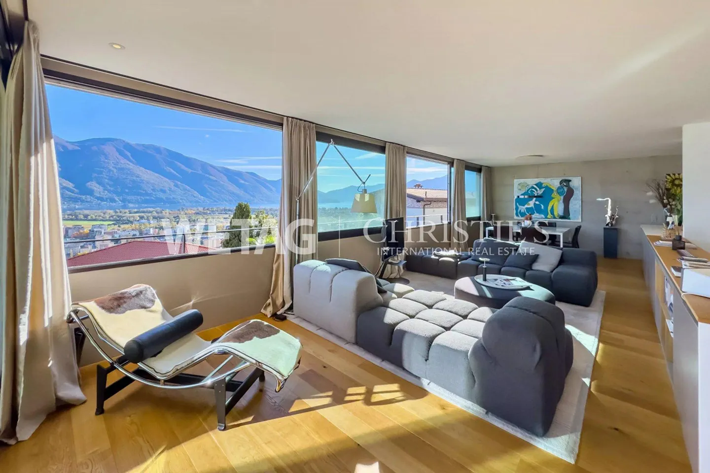 Moderne & helle Duplex-Wohnung mit Seeblick in Locarno-Monti zu verkaufen - Foto 5 von 13
