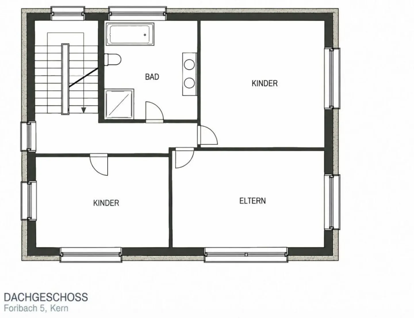Charmantes Einfamilienhaus in Kerns - Foto 16 von 17