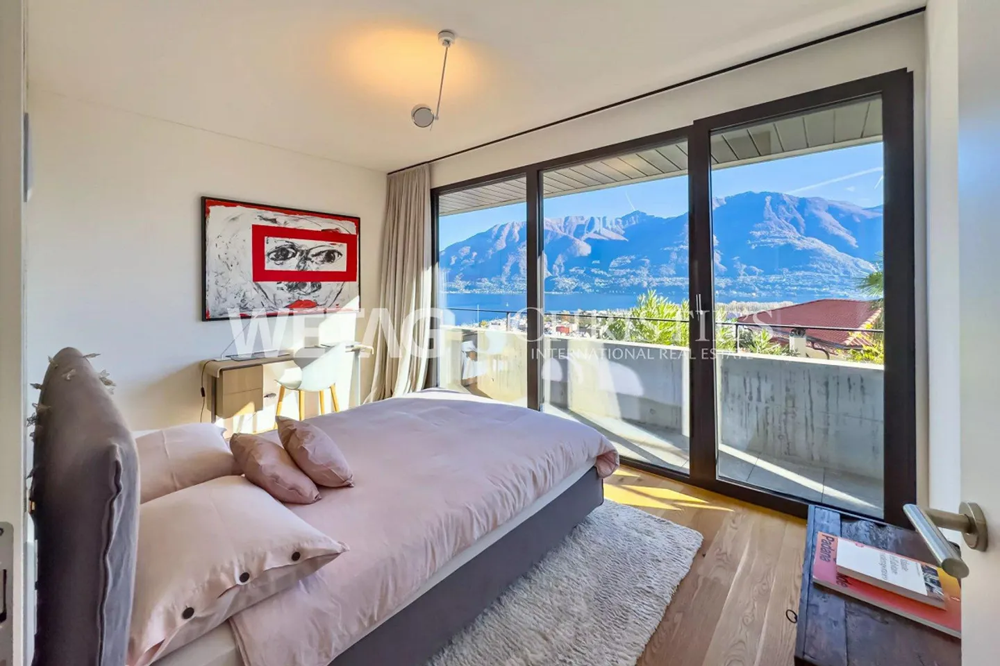 Moderne & helle Duplex-Wohnung mit Seeblick in Locarno-Monti zu verkaufen - Foto 10 von 13
