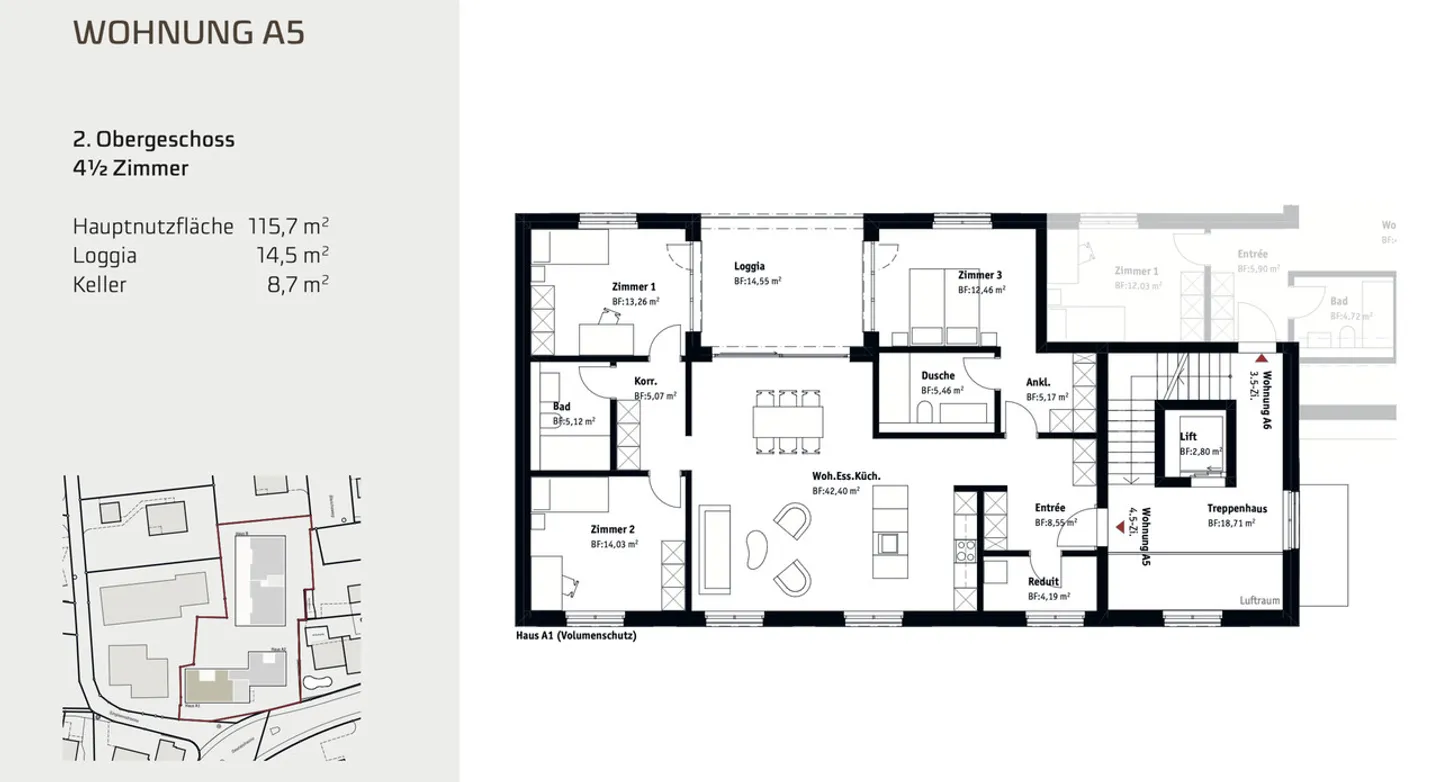 Appartement moderne 4.5 pièces à Muri - Photo 2 sur 6