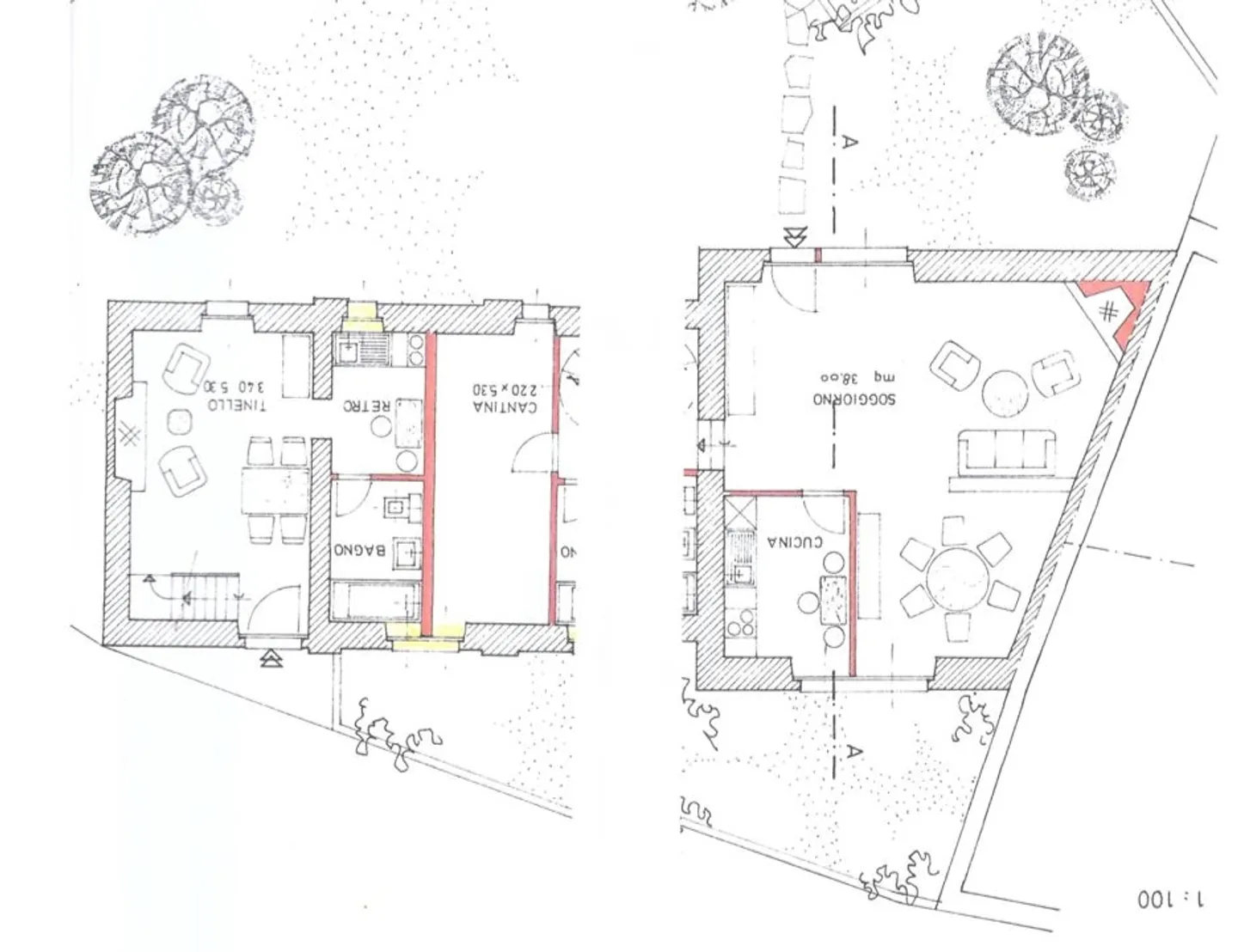 Sezione di casa di villaggio con giardino e vista - Foto 12 di 12