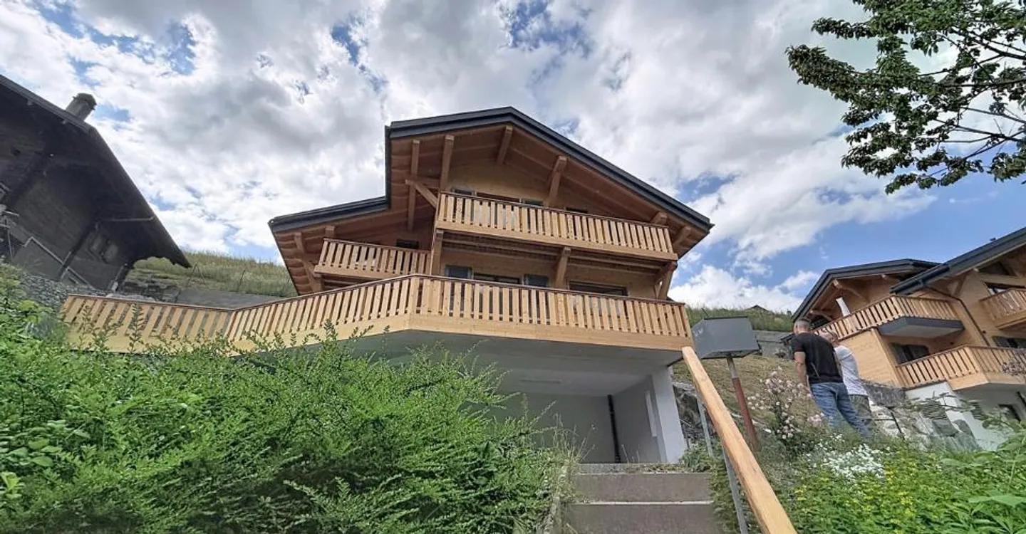 Chalet nuovo 4 locali 120m² a Val-d'Illiez con terrazza - Foto 3 di 11