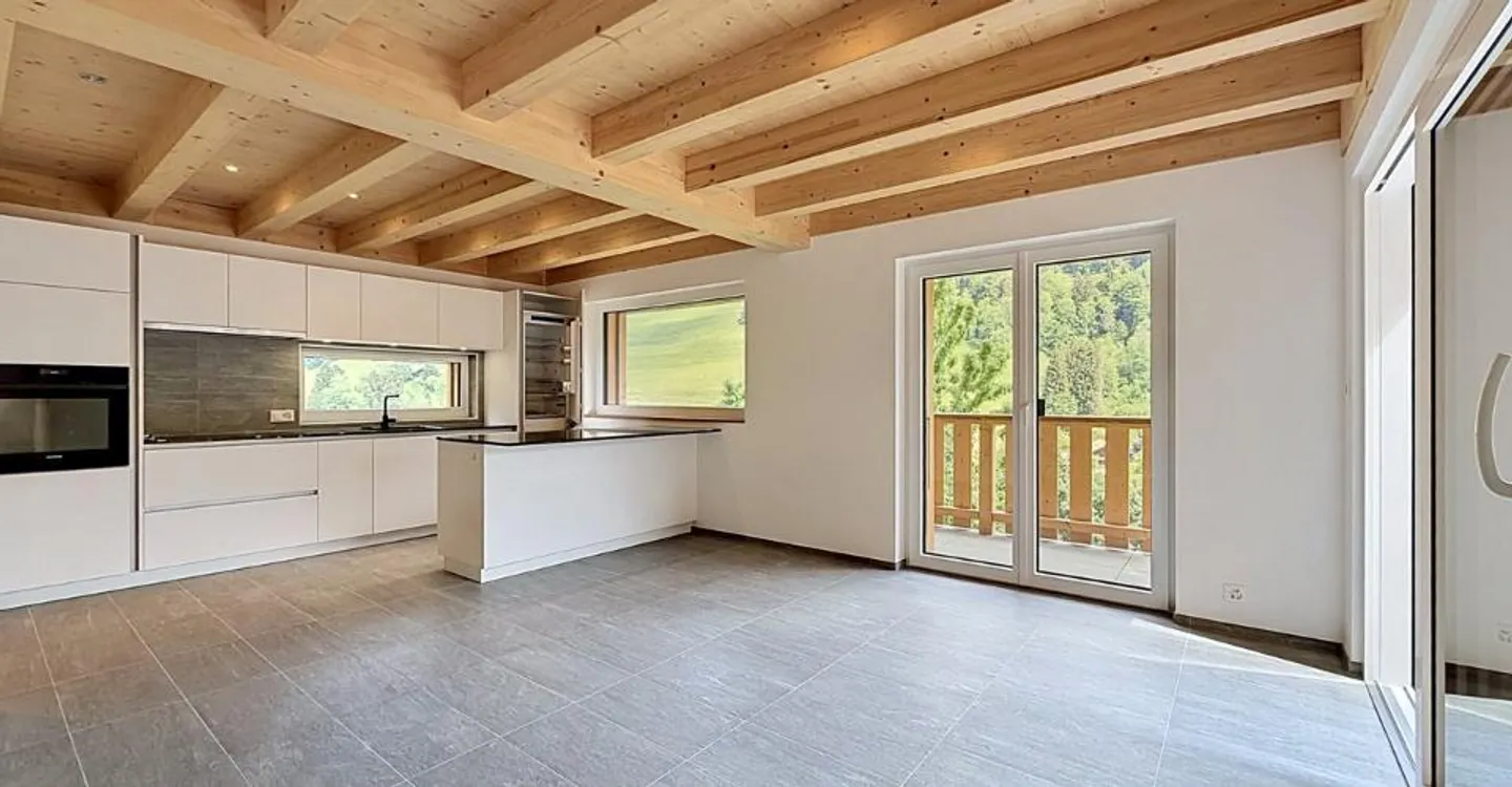 Chalet nuovo 4 locali 120m² a Val-d'Illiez con terrazza - Foto 4 di 11