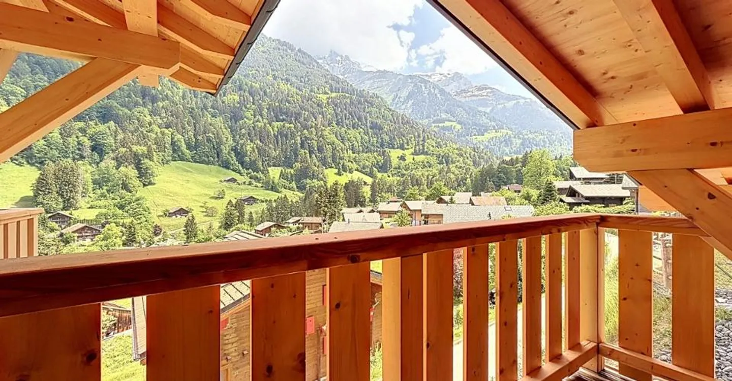 Chalet nuovo 4 locali 120m² a Val-d'Illiez con terrazza - Foto 10 di 11