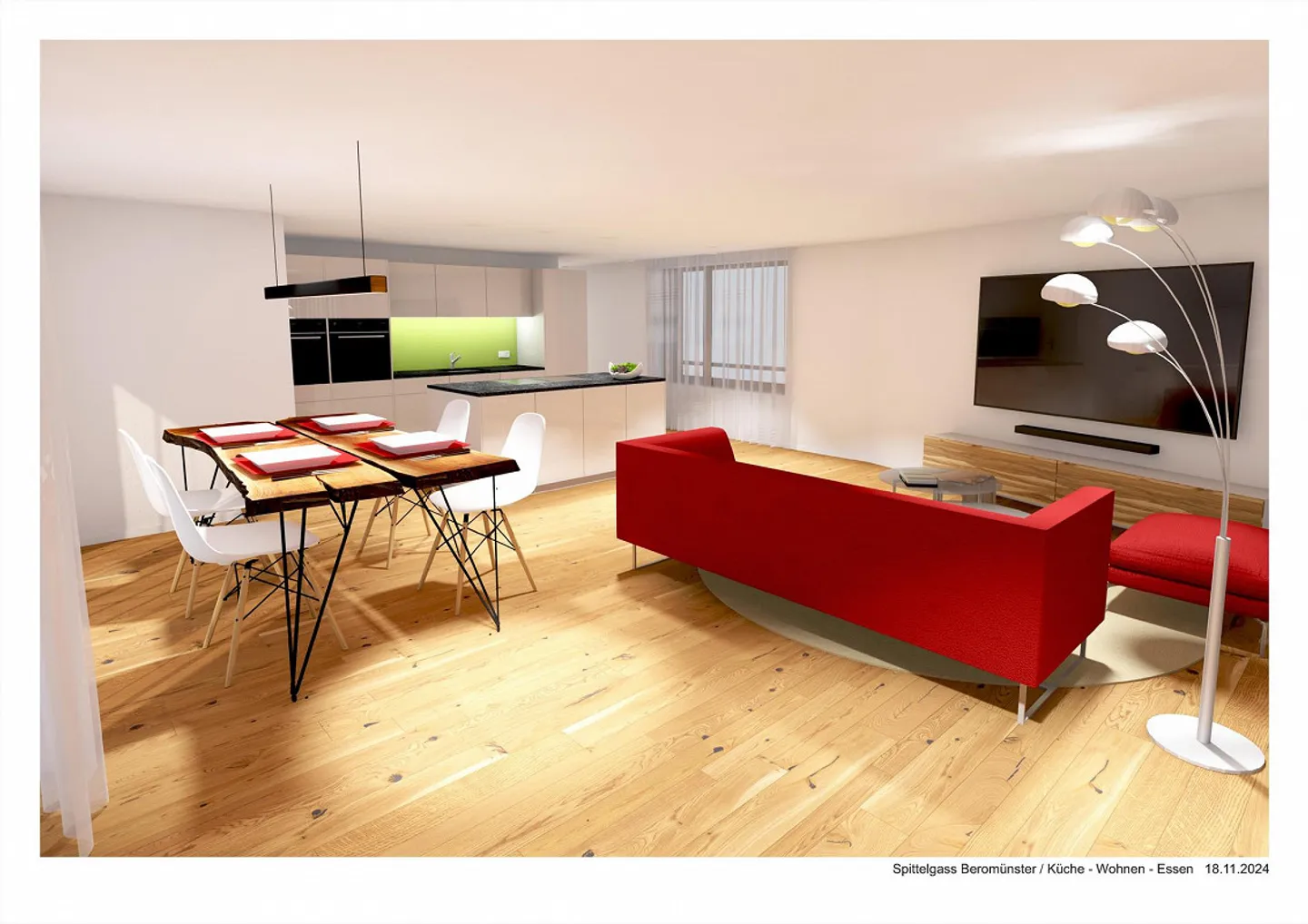 Appartement spacieux de 3,5 pièces à Beromünster - Photo 3 sur 8