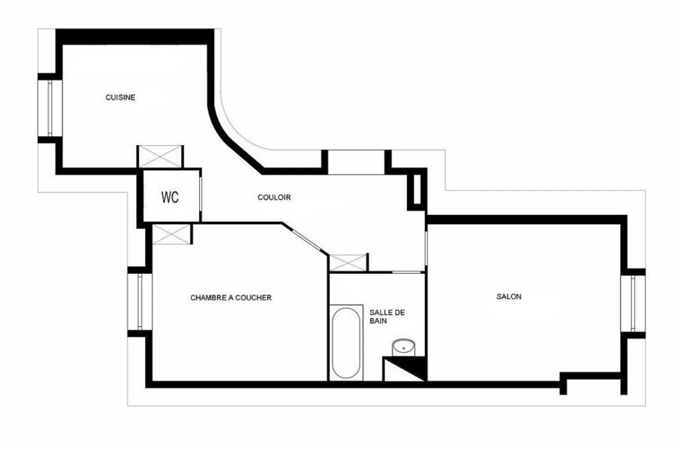 3-room apartment - Jonction - Photo 2 of 7