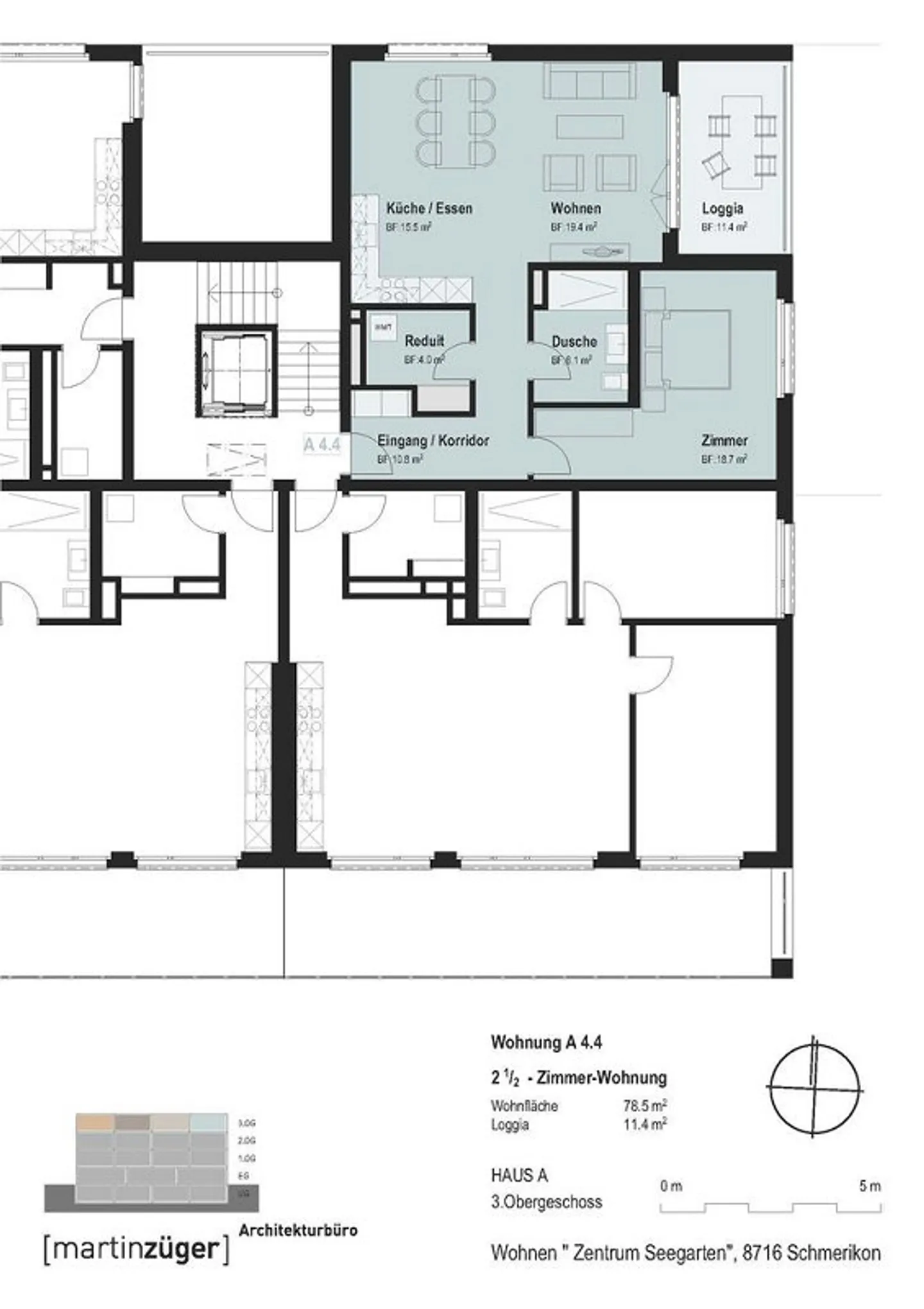 Moderne Wohnung im Herzen von Schmerikon - Foto 8 von 8