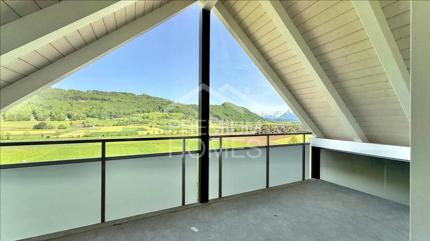 «Weitblick trifft Wohnkomfort - Neubauperle im Gürbetal!» - Foto 1 von 6