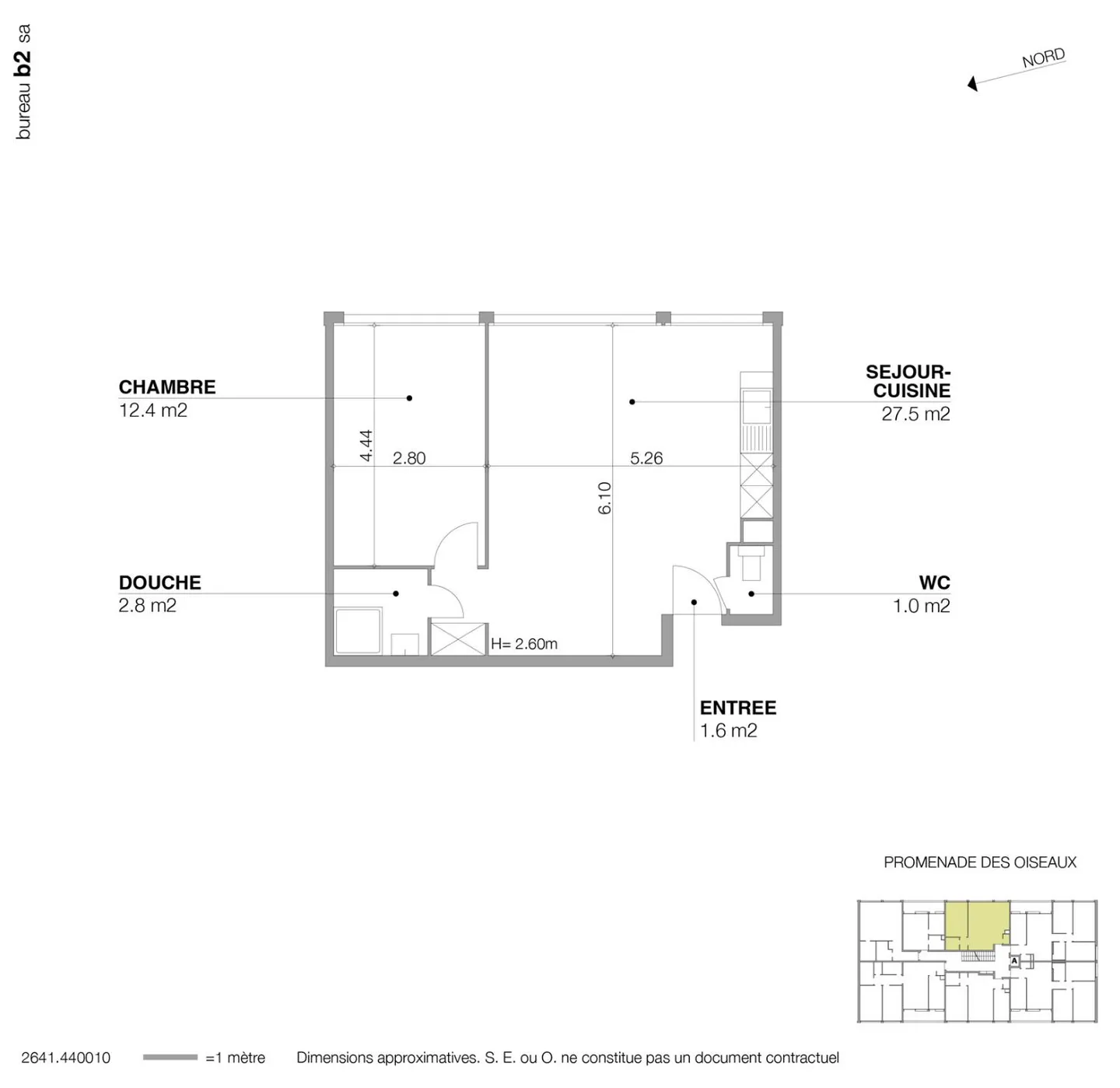 3-room apartment - Photo 4 of 4