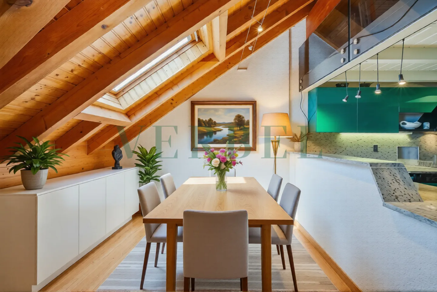 Beautiful 4.5-room apartment with a view of the lake and the Alps - Photo 4 of 9