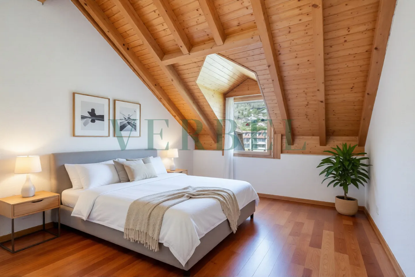 Beautiful 4.5-room apartment with a view of the lake and the Alps - Photo 8 of 9