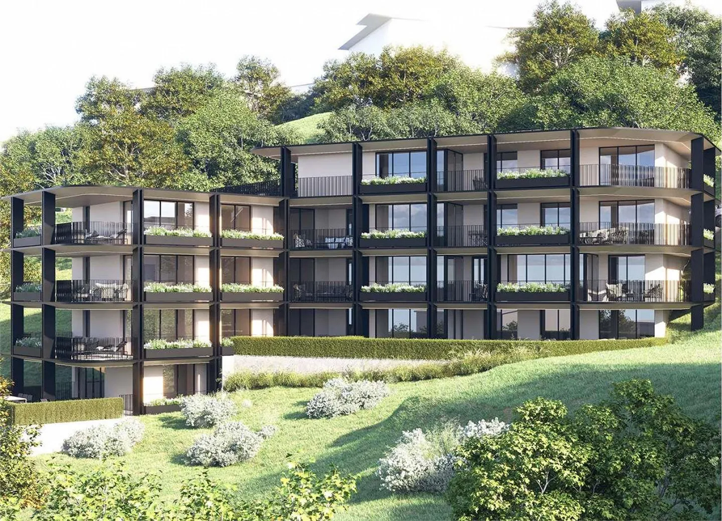 Wohnung 3.5 Zimmer mit privatem Garten – Residenza Oasis | Pregassona - Foto 6 von 12