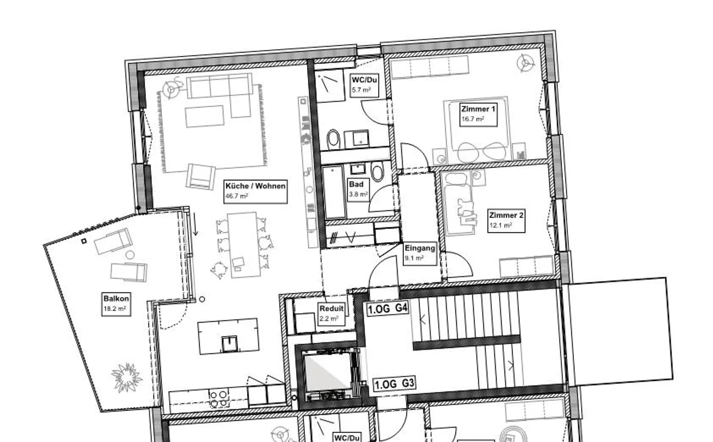High-quality 3.5-room apartment for rent in Dietlikon - Photo 7 of 7