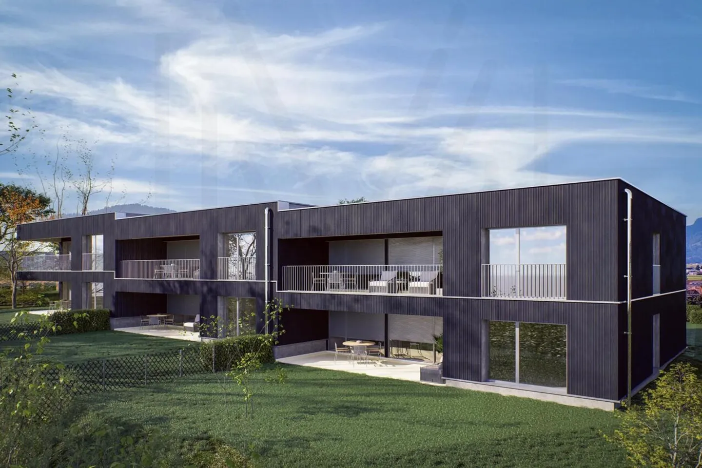 Prächtige Attikawohnungen mit 5,5 Zimmern oder 4,5 Zimmern im Herzen der Gruyère! - Foto 2 von 9