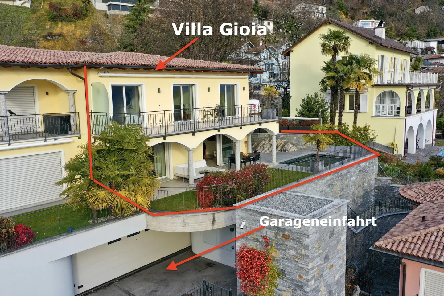 Elegante villa bifamiliare con vista lago a 180° e piscina esterna privata - Foto 47 di 47