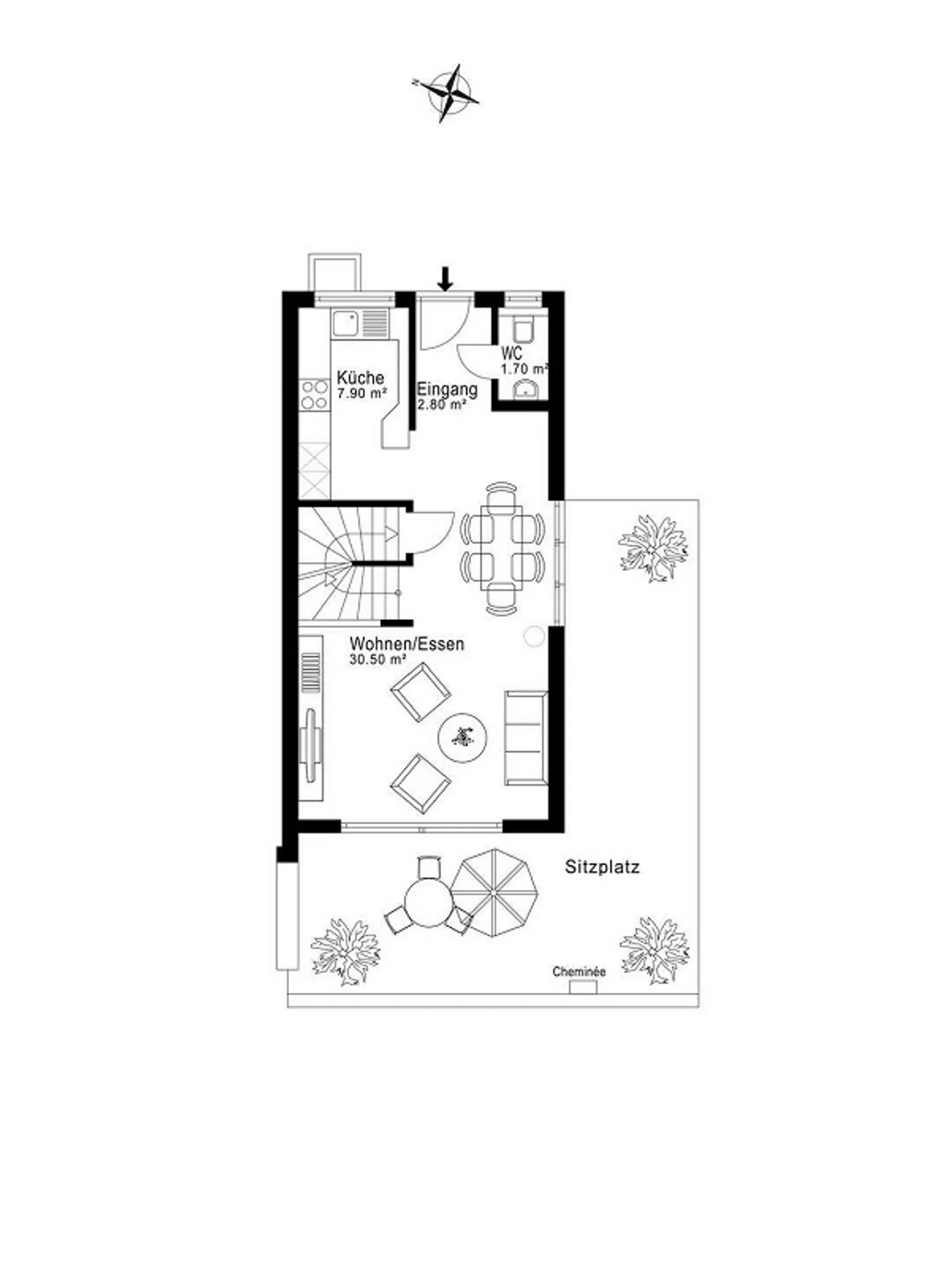 4.5-Zimmer-Reiheneckhaus im familienfreundlichen Quartier - Foto 15 di 21