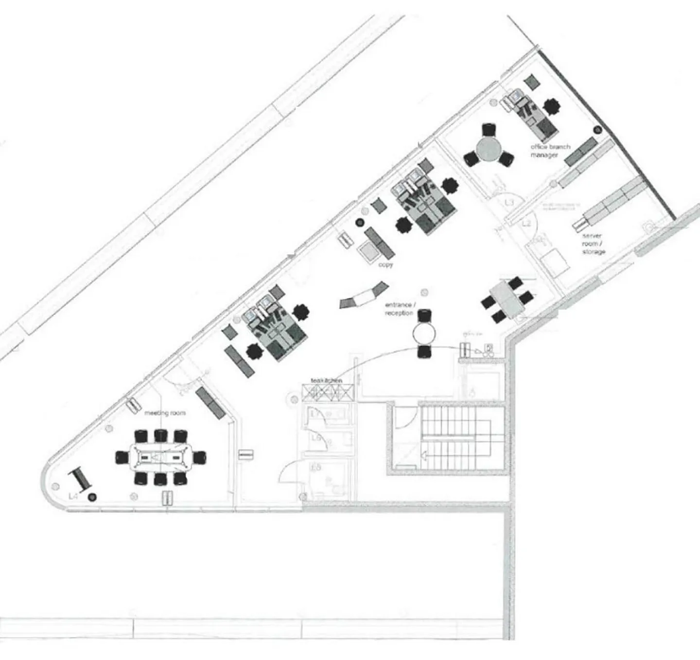 Wunderschöne Bürofläche von 194 m2 mit Terrasse - Foto 12 von 12