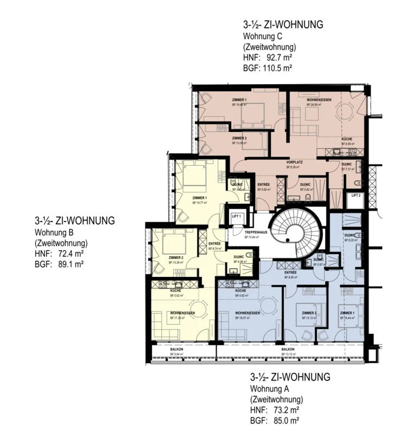 Moderne 3.5-Zimmer-Wohnung, in Arosa (Zweitwohnung) - Photo 8 of 8