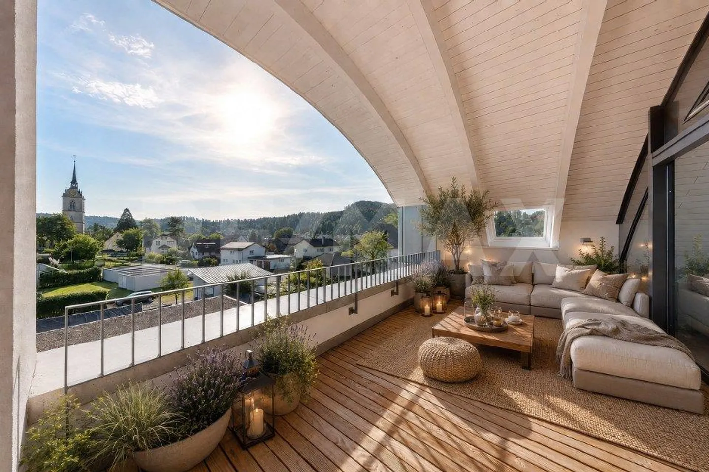 Exclusive 3.5 - 5.5 Room Attic Penthouse 246 m² NWF, 4 Terraces, i... - Photo 6 of 13