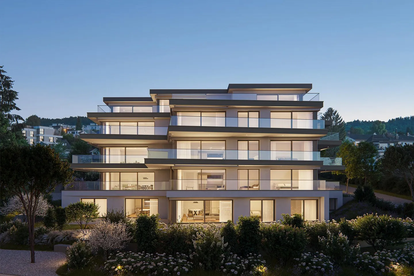 Exclusive 4.5-room apartment in the Giardino new construction project - Photo 2 of 4