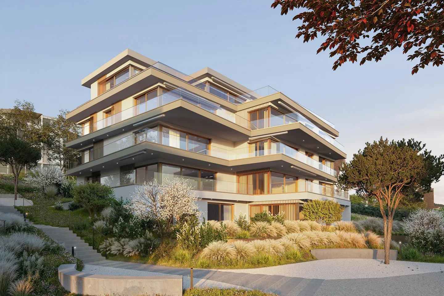 Exclusive 4.5-room apartment in the Giardino new construction project - Photo 1 of 4