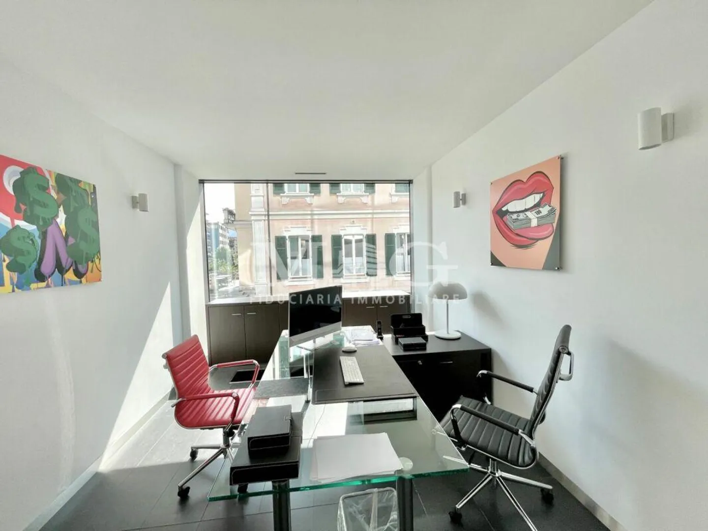 Lugano, Paradiso: Ufficio moderno, super tecnologico e sostenibile con vista lago, 4 stanze - Foto 3 di 4