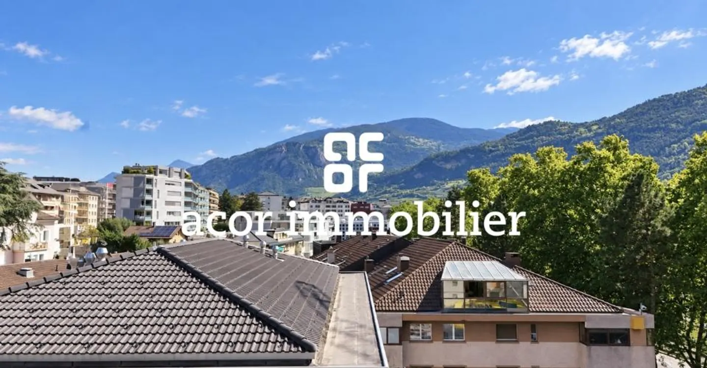 SION ZENTRUM – NEUE PENTHOUSE-WOHNUNG MIT 121 M² – 3,5 ZIMMER – 65 M² TERRASSE - Foto 1 von 7