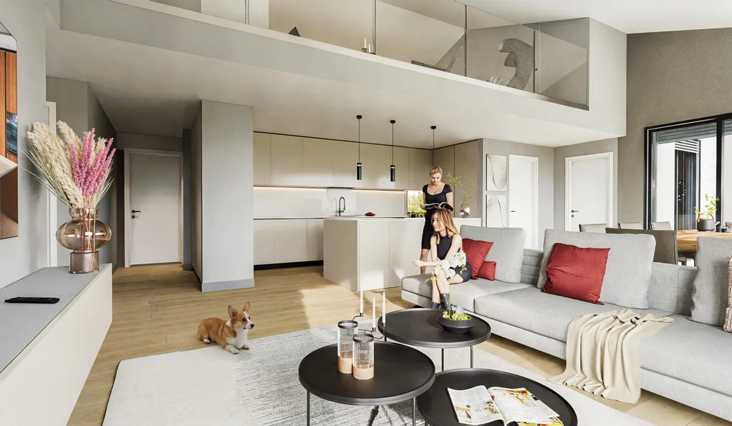 REFINED AND NEW 4.5 ROOMS WITH PRIVATE GARDEN - Photo 2 of 8