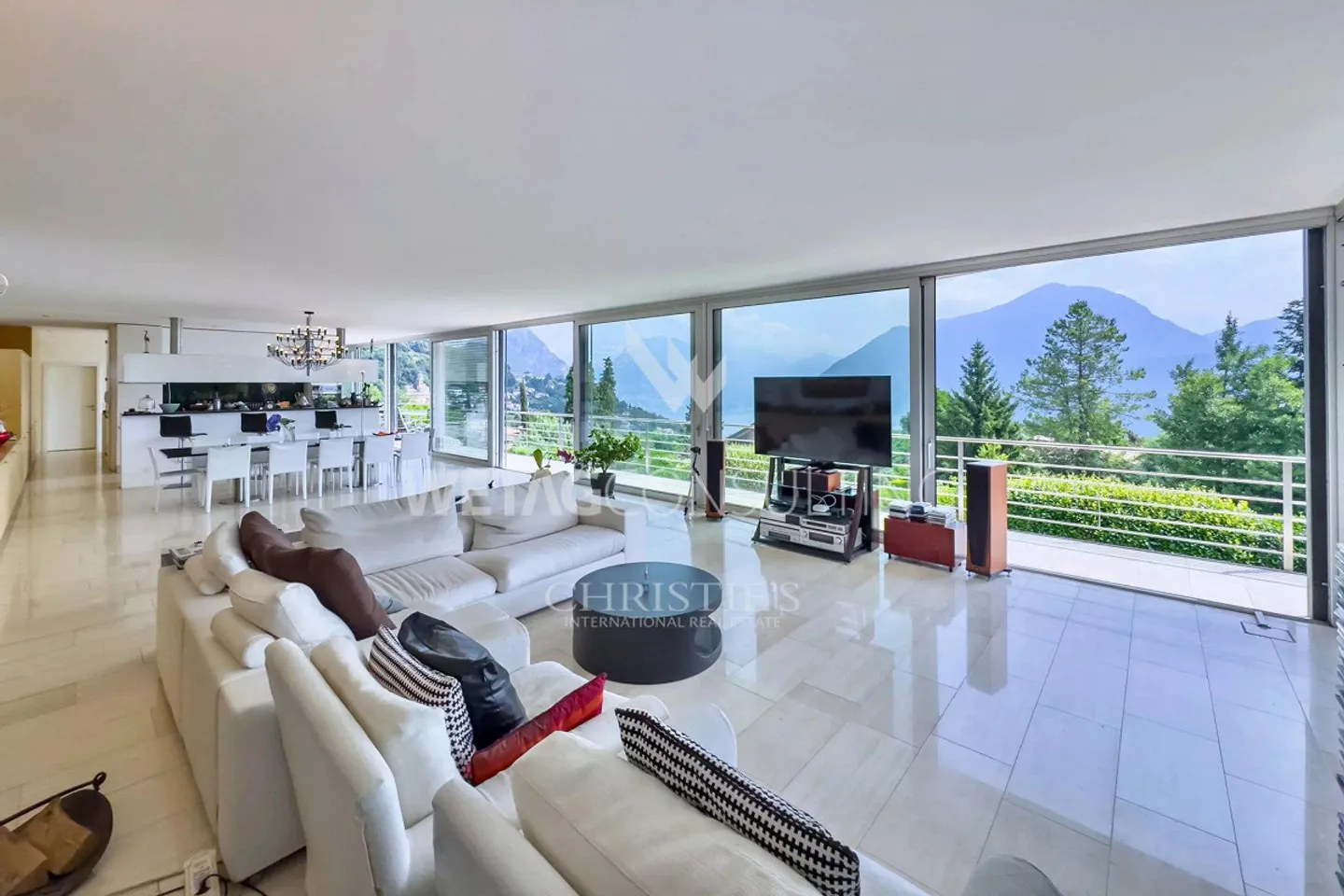 Lugano-Carona: villa moderna a Carona con vista sul lago di Lugano... - Foto 3 di 13