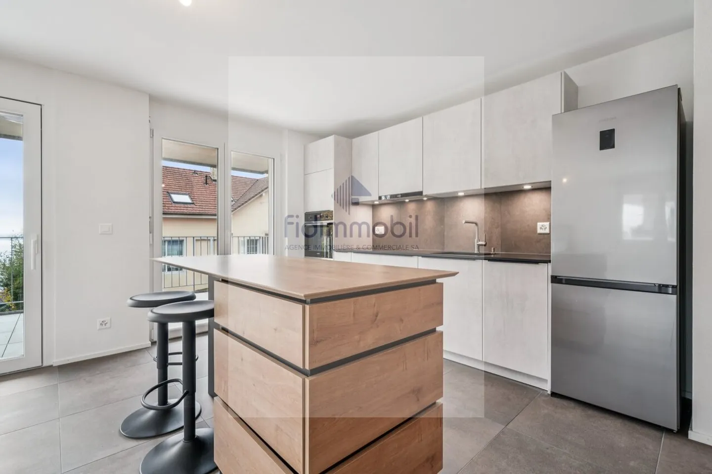 Prächtige 3.5-Zimmer-Wohnung zur Miete in St-Aubin - Foto 4 von 11