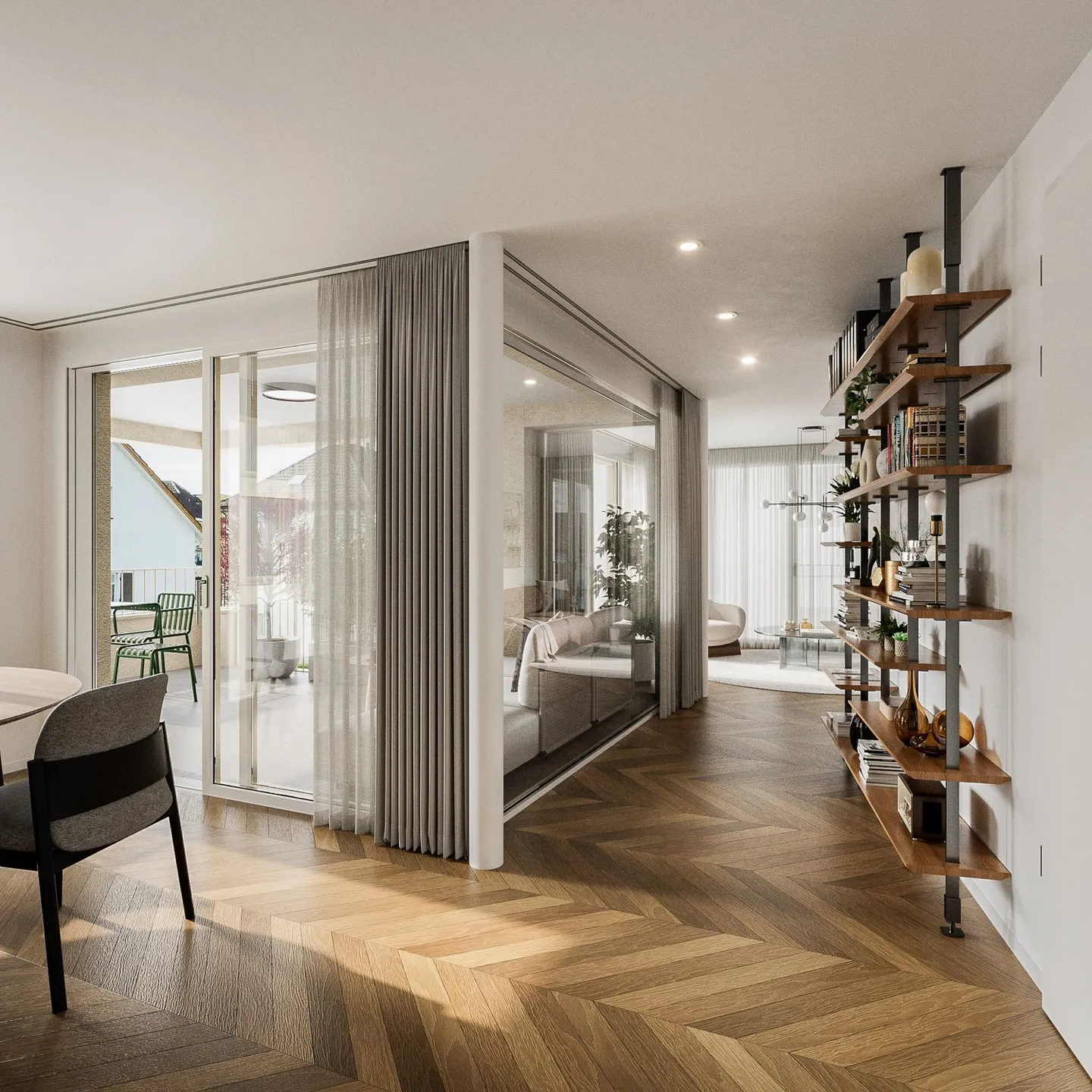 5.5-Zimmer und Attikaterrasse mit Uetlibergsicht - Foto 5 von 10