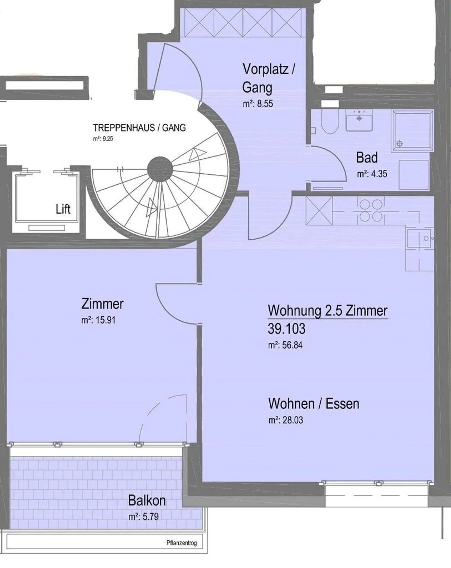 Modernes 2.5-Zimmer-Apartment - Foto 8 von 8