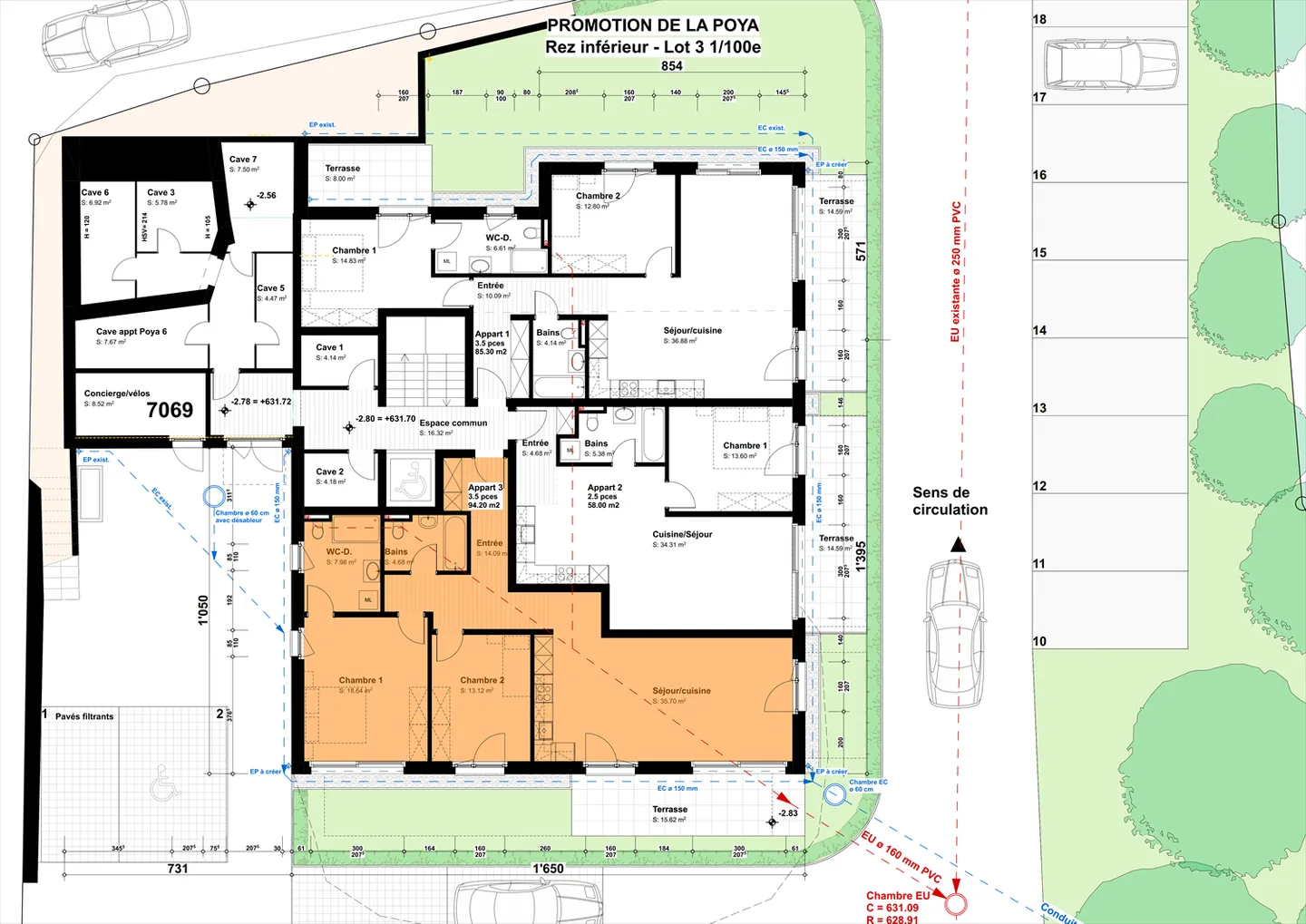 Appartement terrasse 3.5 pièces - Photo 2 sur 10