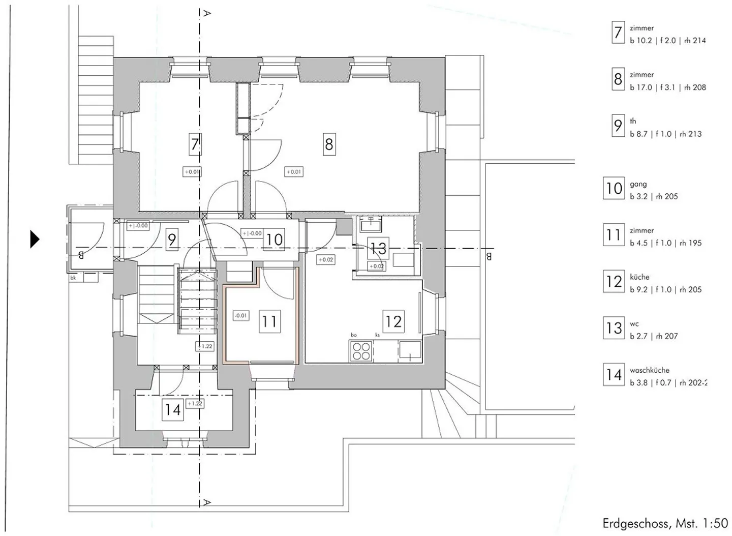 Edificio residenziale con potenziale di sviluppo e vista spettacolare, 535 m² W2 - Foto 9 di 12