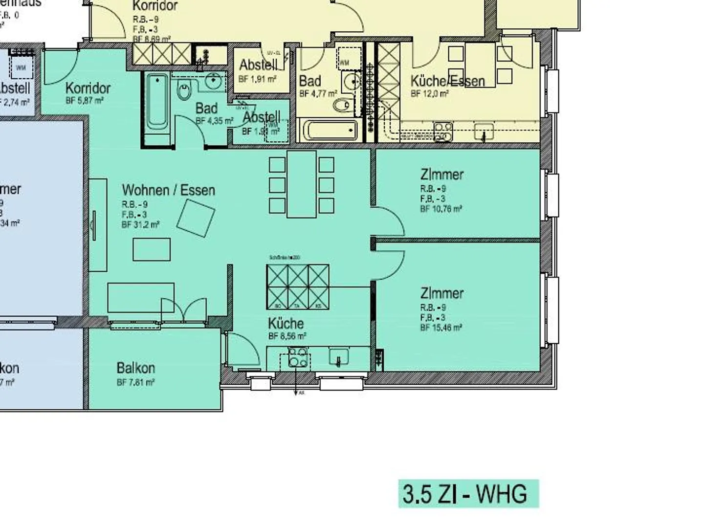 Geräumige Wohnung in Heerbrugg - Foto 7 von 8