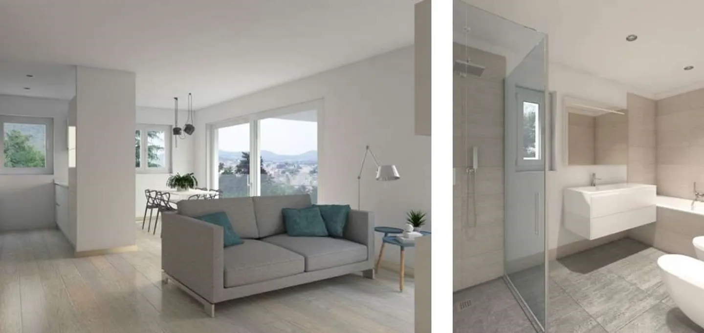 VISTA BERGE, NOUVEAU APPARTEMENT DE 5,5 CHAMBRES AVEC TERRASSE - Photo 3 sur 9