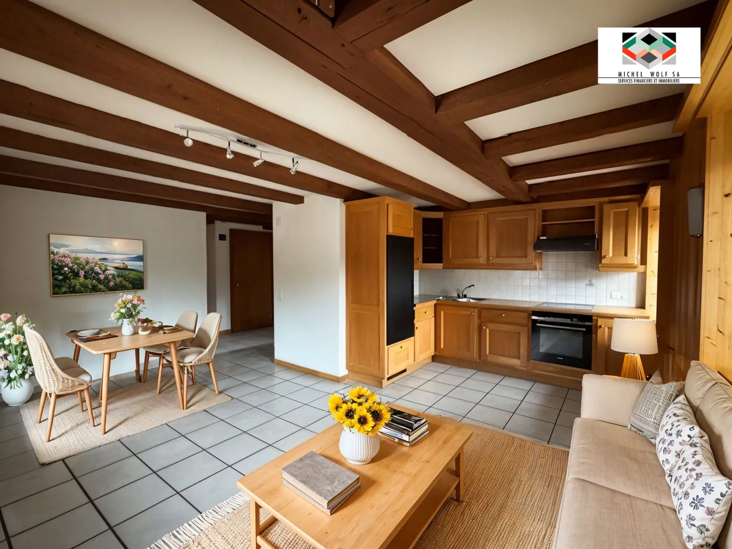 Beautiful 3-room apartment in Valangin - Photo 1 of 5