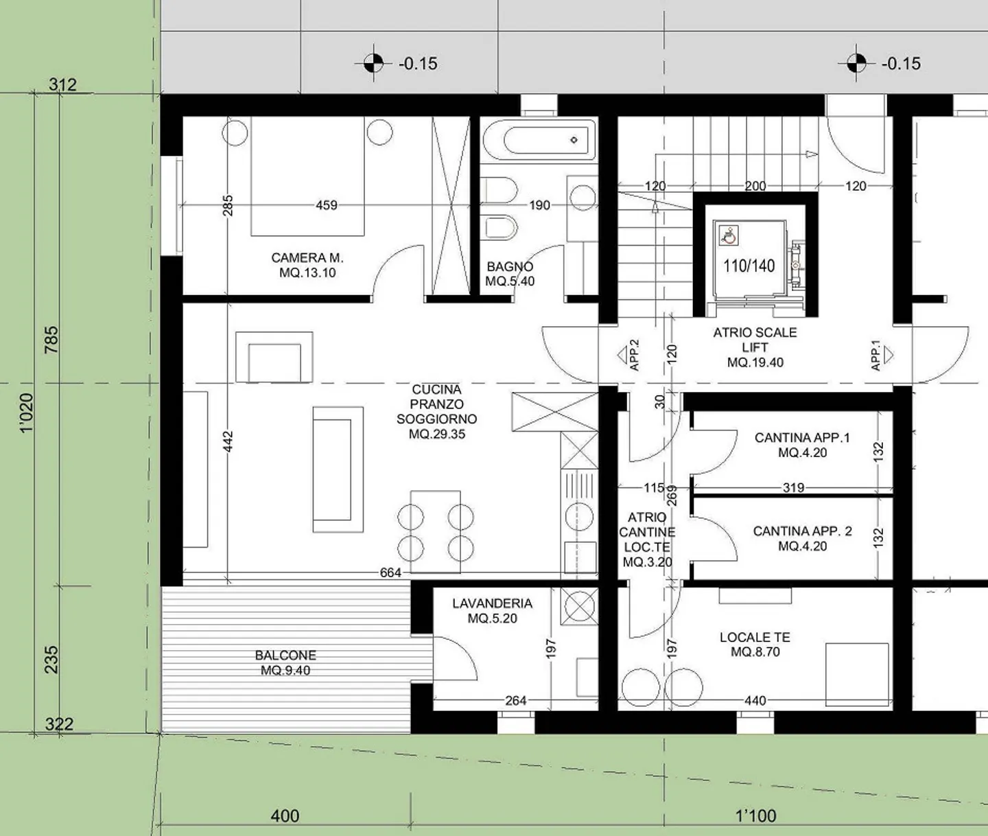 Nouvel appartement élégant avec grand jardin - Photo 14 sur 21