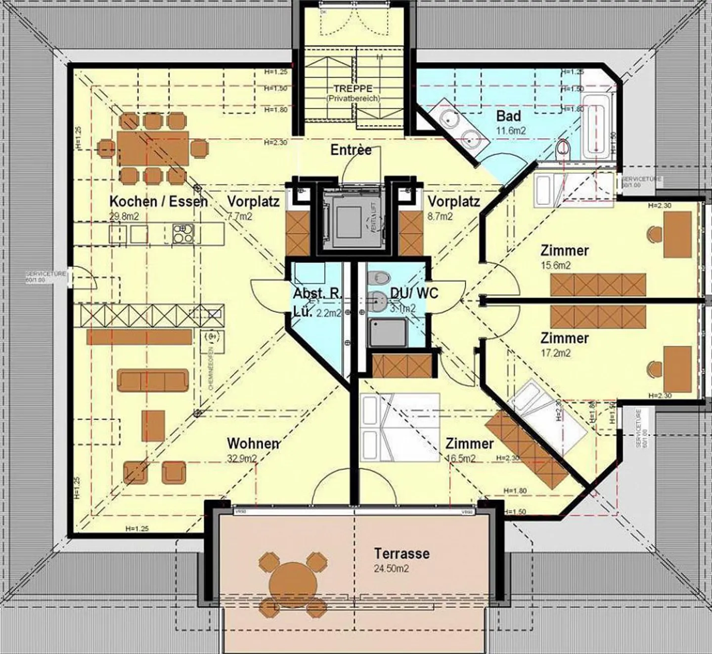 Charmante Attikawohnung mit Terrasse - Foto 4 von 27