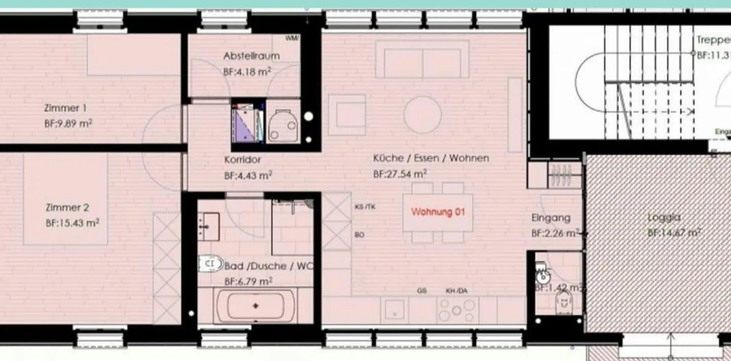 Looking for a new tenant for a modern and bright 3.5 room apartment - Photo 11 of 11