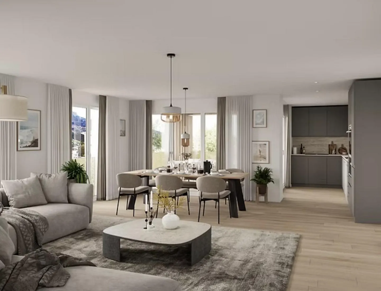 Appartement neuf 4.5 pièces dans le «Haus Sternen» – Première occupation à partir du 1er décembre - Photo 2 sur 3