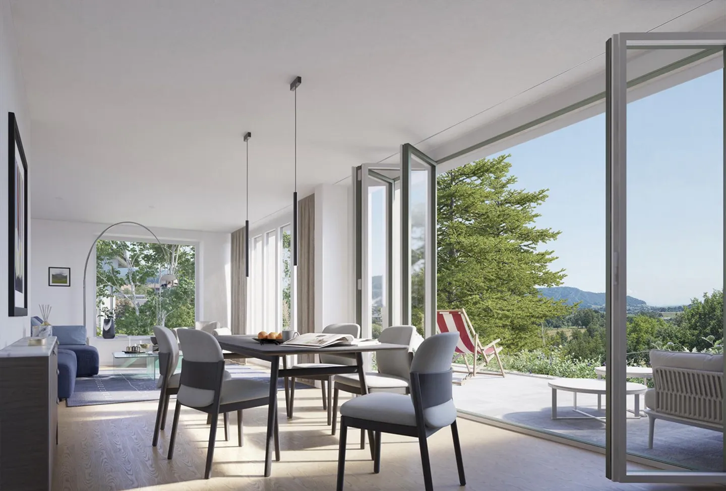 Duplex moderne avec vue sur les Alpes - Photo 4 sur 7