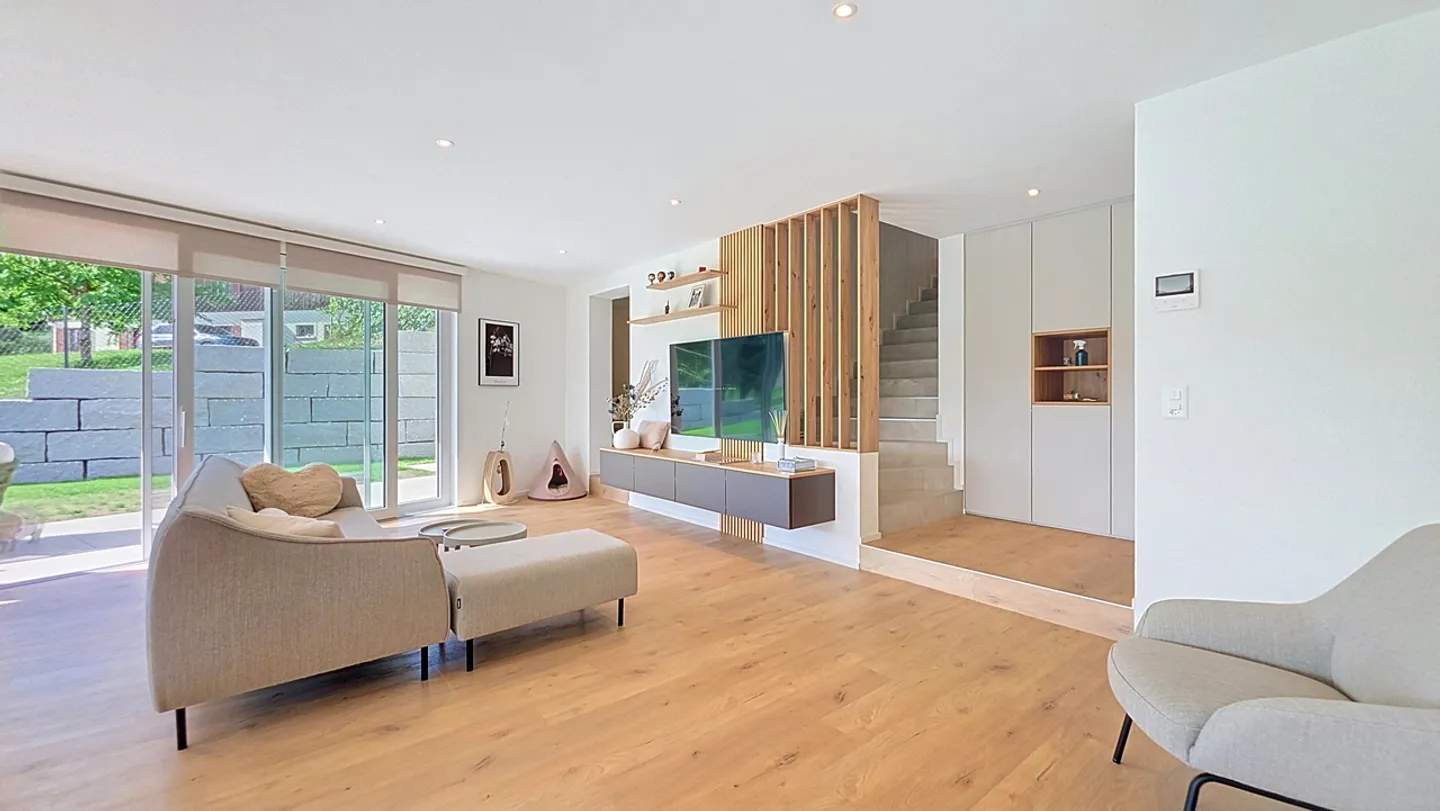 Magnificent 4.5-room apartment with garden in Fétigny / FR - Photo 4 of 22