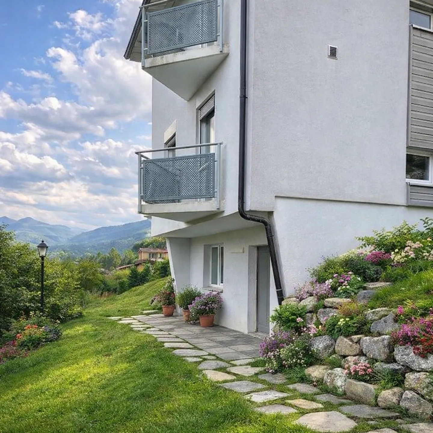 FOR SALE - Individual villa with 5.5 rooms and panoramic view in Plasselb - Photo 2 of 11