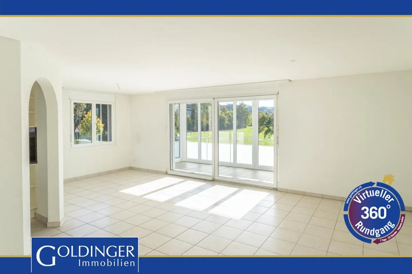 Ampio appartamento di 4½ locali con balcone vetrato - Foto 1 di 7