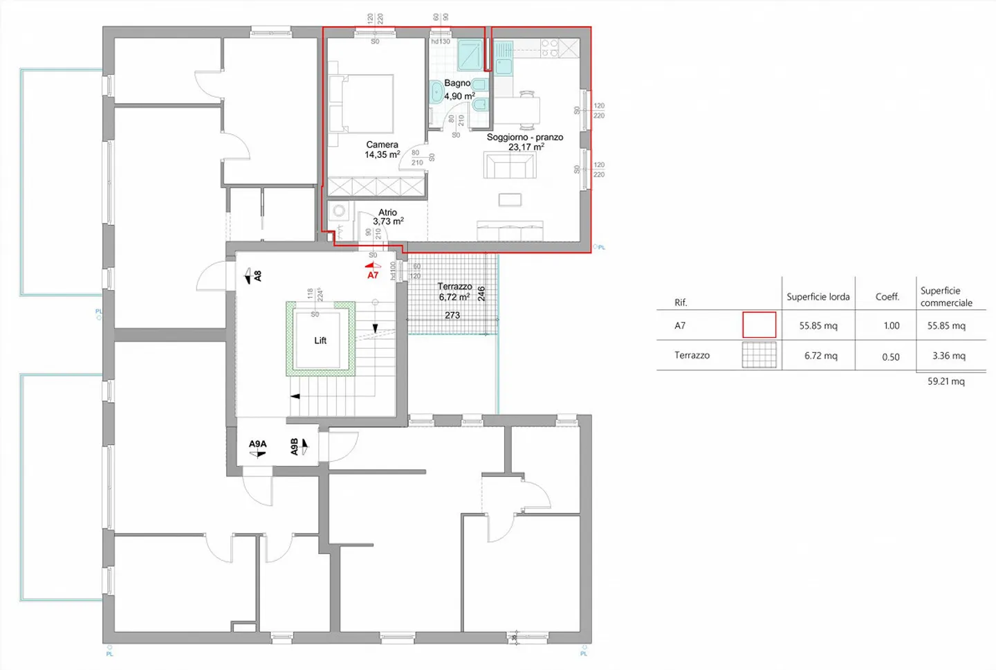 Nouvel appartement en penthouse dans un quartier pratique et stratégique - Photo 12 sur 14